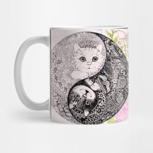 Yin Yang cats Mug